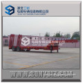 Made in China factory low flatbed transport trailer,flatbed trailer